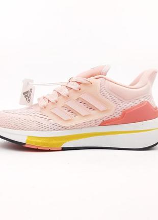 Жіночі текстильні кросівки adidas eq 21 run адідас кросівки для бігу залу