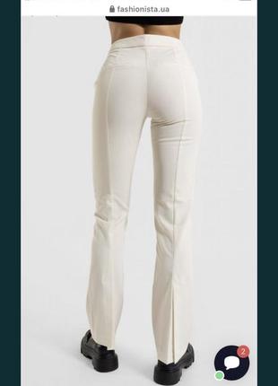 Брюки кремовые, размер s, новые