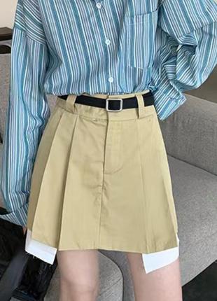 Юбка теннисная юбка шорты школьная со вставками обмен2 фото