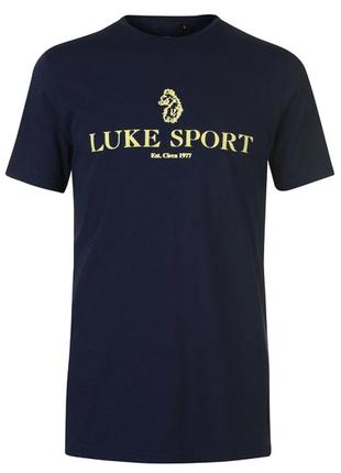 Luke sport scholes graphic t-shirt m470150 чоловіча футболка оригінал синя