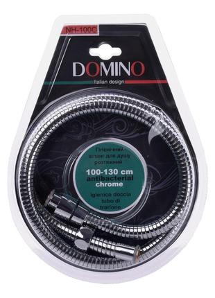 Шланг для душа (биде) chrome domino nh-100c-100-130 см латунь