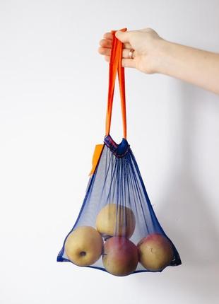 Набір для покупок "базовий", 4 шт., торбинки з сітки, непромокаючі мішечки, екосумка. київ, львів3 фото