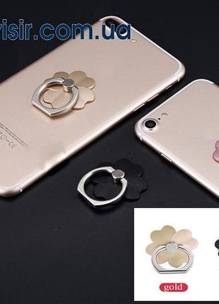 Кільце тримач для телефона квітка форма квітки 2 кольори постіє на палець popsocket