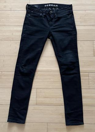 Джинсы denham x candiani denim bolt black skinny