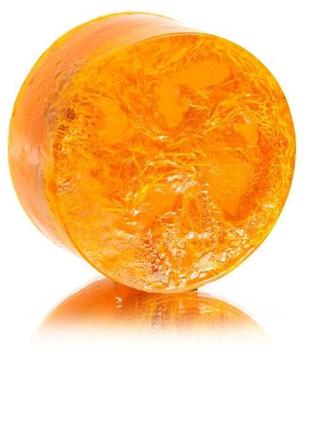 Мыло глицериновое “апельсин” с люфой2 фото