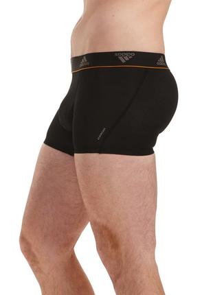 Adidas active micro flex vented trunks 2pk 4a4m02 набор 2 шт боксерки мужские трусы черные оригинал2 фото