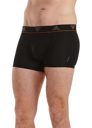 Adidas active micro flex vented trunks 2pk 4a4m02 набор 2 шт боксерки мужские трусы черные оригинал4 фото