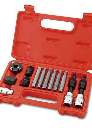 Набор съемников шкива генератора 13ед. toptul jgai1301