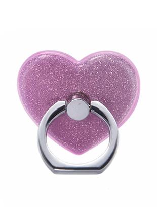 Кольцо держатель для телефона сердце в форме сердца попсокет на палец popsocket4 фото