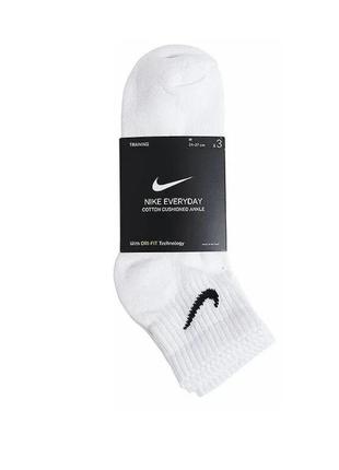 Носки шкарпетки nike everyday cotton cushioned ankle