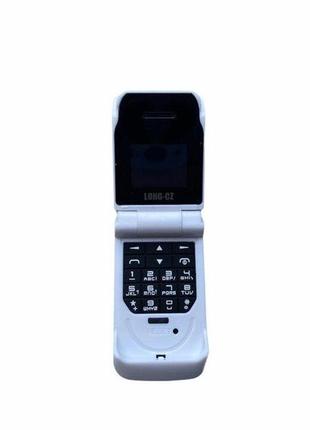 Маленький мобильный телефон раскладушка long-cz j9 белый5 фото