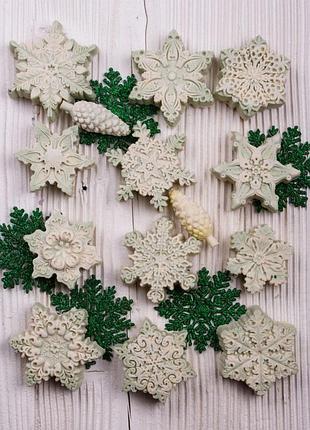 Пихтовые🌲❄снежинки от мир мыла