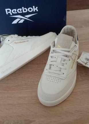 Оригінал reebok club c clean gy1384 шкіра кросівки кроссовки