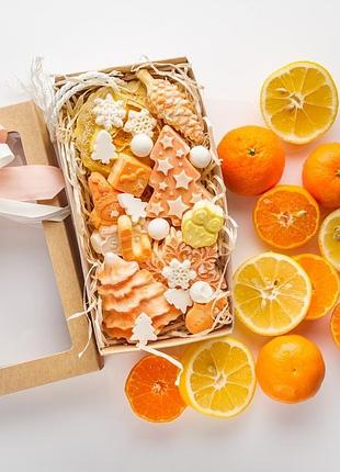 Новинка ✨ набір натурального мила мандаринова зима