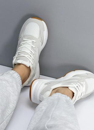 Жіночі кросівки натуральна шкіра білий ,сірий з білим, сірий6 фото