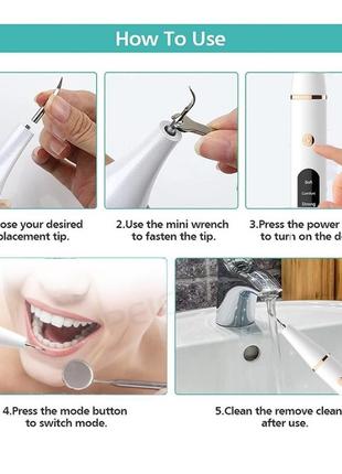 Профессиональный зубной скалер для удаления зубного камня4 фото