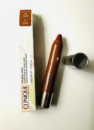 Зволожувальна помада clinique chubby stick intense moisturizing lip colour balm 25