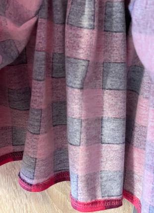 Плаття в клітинку для дівчинки сукня в клітинку шкільна сукня 7/8/9 років2 фото