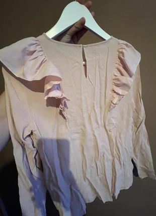 Блуза от reserved, розовая женская блуза, кофта, блузка1 фото