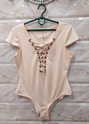 Боди на шнуровке, размер xl