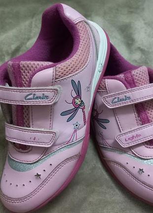 Кроссовки мокасины кожа дев.30р. clarksиндии