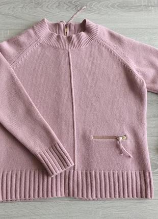 Красивий светр із кашеміром та замком на спині від преміального бренду ffc3 фото