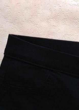 Брендові чорні джеггінси легінси скінні з високою талією m&s, 10 розмір.4 фото