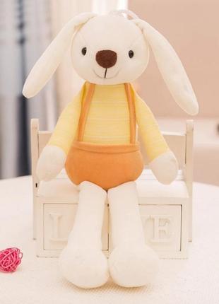 Мягкая игрушка заяц зайчик для спания для игры