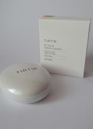 Корейська косметика tirtir, my glow cream cushion, spf 30 pa++, 23n