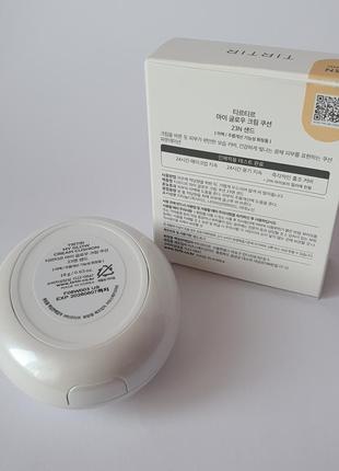 Корейська косметика tirtir, my glow cream cushion, spf 30 pa++, 23n5 фото