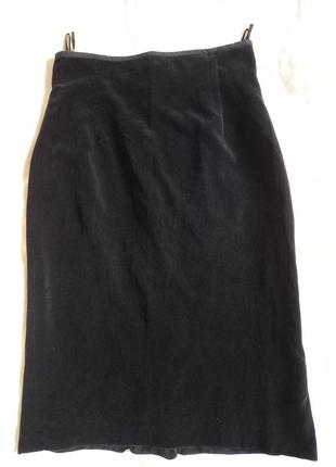 Винтажная юбка велюровая escada оригинал