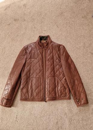 Polo by ralph lauren leather jacket кожаная куртка1 фото