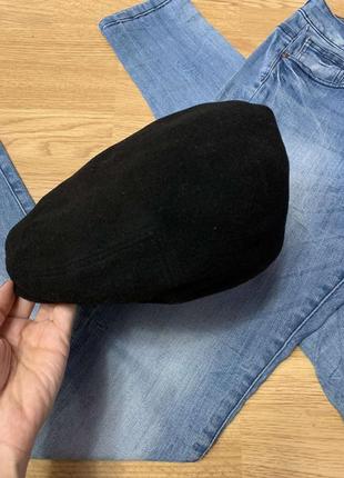 Фирменная теплая мужская кепка jos. a. blank,стильная черная шапка,шапочка