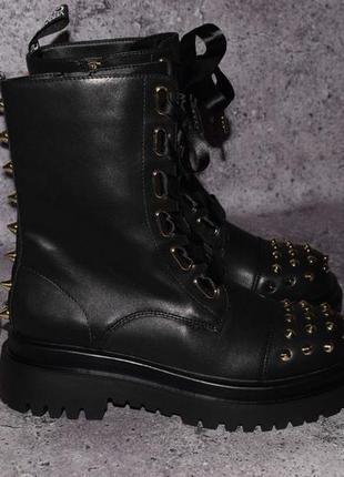 Versace jeans couture boot (женские ботинки версаче dr martens rock )3 фото