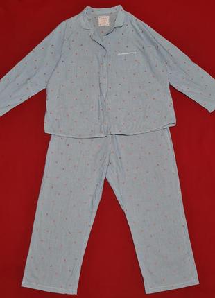 Пижама женская домашняя одежда nutmeg солидного размера2 фото