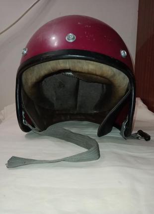 Шлем мотоциклетный ссср раритет винтаж.3 фото