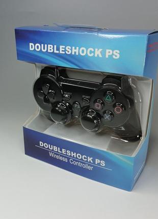 Беспроводной игровой контроллер джойстик doubleshock для playstation 3 черного цвета7 фото