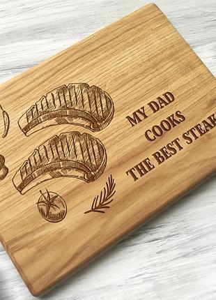 Обробна дошка "best steaks"