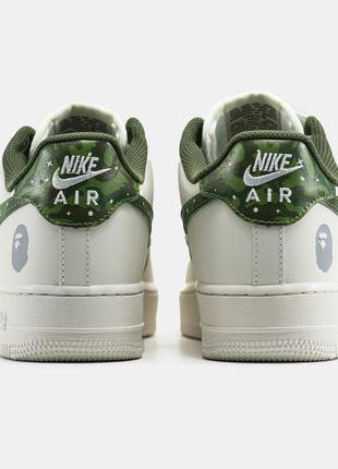 Nike air force bape green camo.4 фото