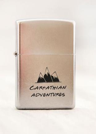 Мужская зажигалка zippo с бесплатной именной гравировкой1 фото