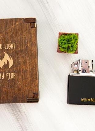 Черная zippo с гравировкой с двух сторон6 фото