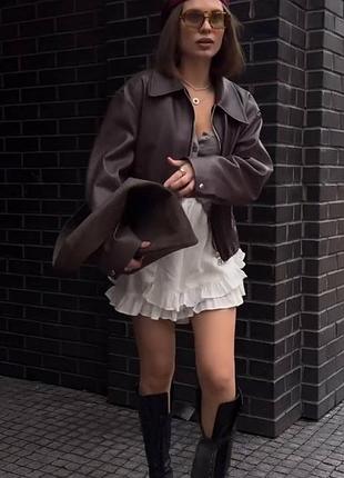 Трендовые шорты-юбка