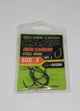 Гачки golden catch carp 1002 bn n°2