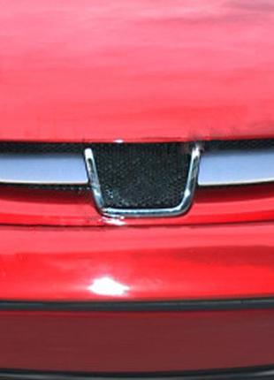 Накладки на решетку радиатора (2 част, нерж) omsaline - итальянская нержавейка для peugeot partner 1996-2008