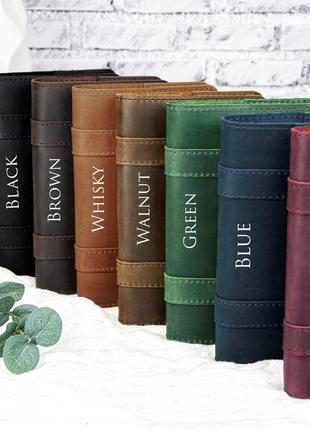 Блокнот у м'якій шкіряній обкладинці з гравіюванням ukraine