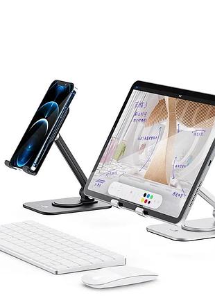 Подставка для телефона, планшета vhg l10 поворотная 360°c phone tablet stand, grey