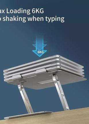 Підставка для ноутбука vhg d7 складана folding laptop stand gray5 фото