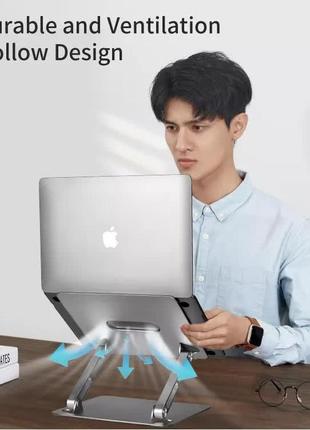 Підставка для ноутбука vhg d7 складана folding laptop stand gray6 фото