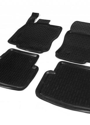 Резиновые коврики (4 шт, niken 3d) для skoda octavia iii a7 2013-2019 гг