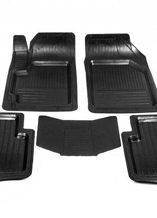 Резиновые коврики с бортом (5 шт, polytep) для chevrolet aveo t300 2011-2023 гг